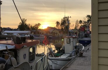 Fischereihafen Freest; Foto: Dominique Niessner