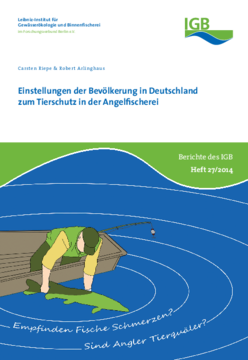 Einstellungen der Bevölkerung in Deutschland zum Tierschutz in der Angelfischerei